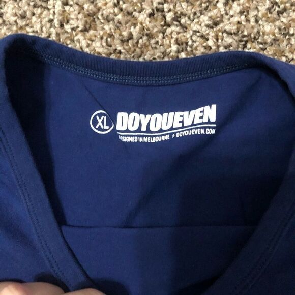 DO YOU EVEN MENS workout shirt XL - Picture 4 of 6